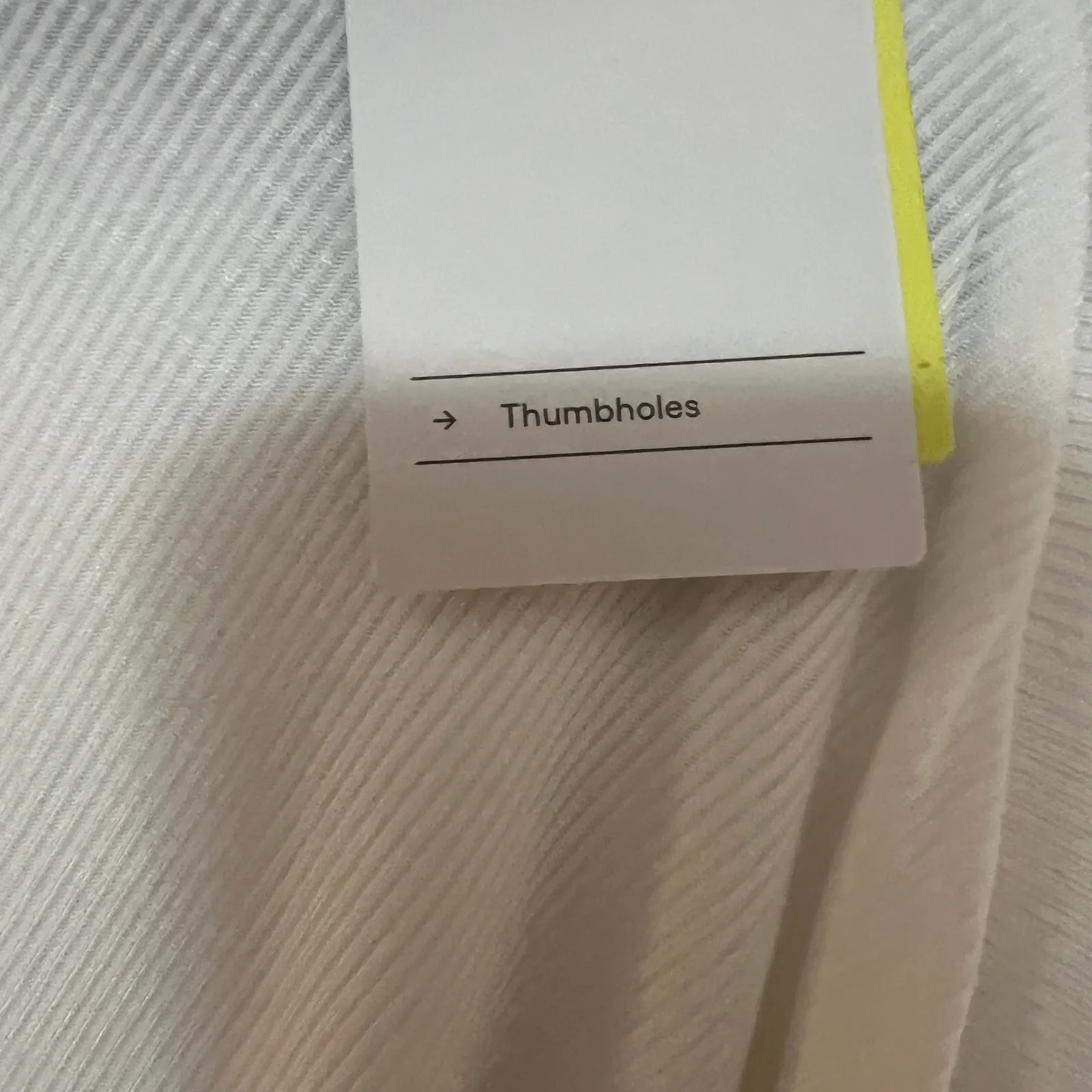 All in Motion Women's White Scooped Drapey Long Sleeve Top - Size Medium - NWT - Image 4