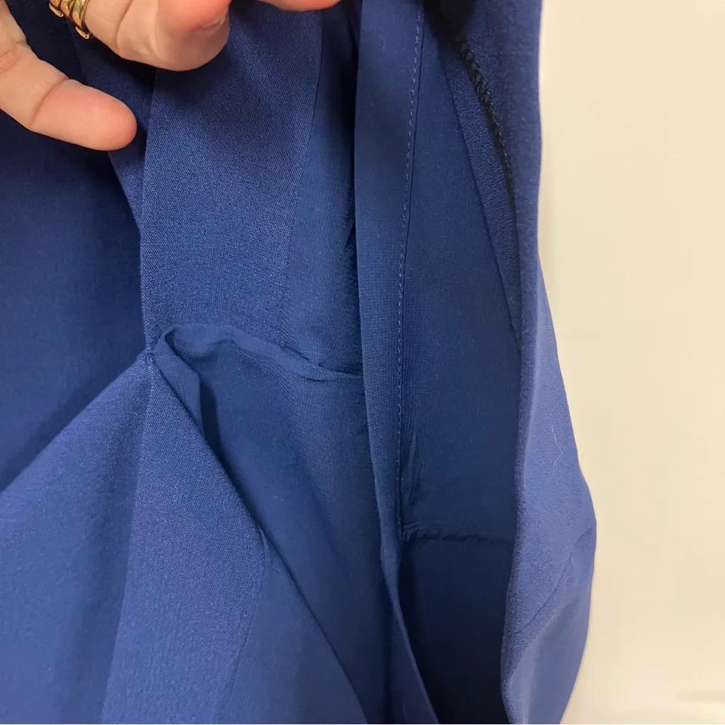 Alice + Olivia Sleeveless Riki Cutout Dress in blue size 6 - Image 9