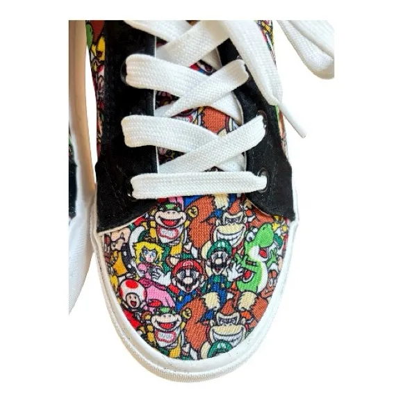 Nintendo Mario Bros. Yoshi Luigi Princess Peach & friends sneakers shoes - Image 2