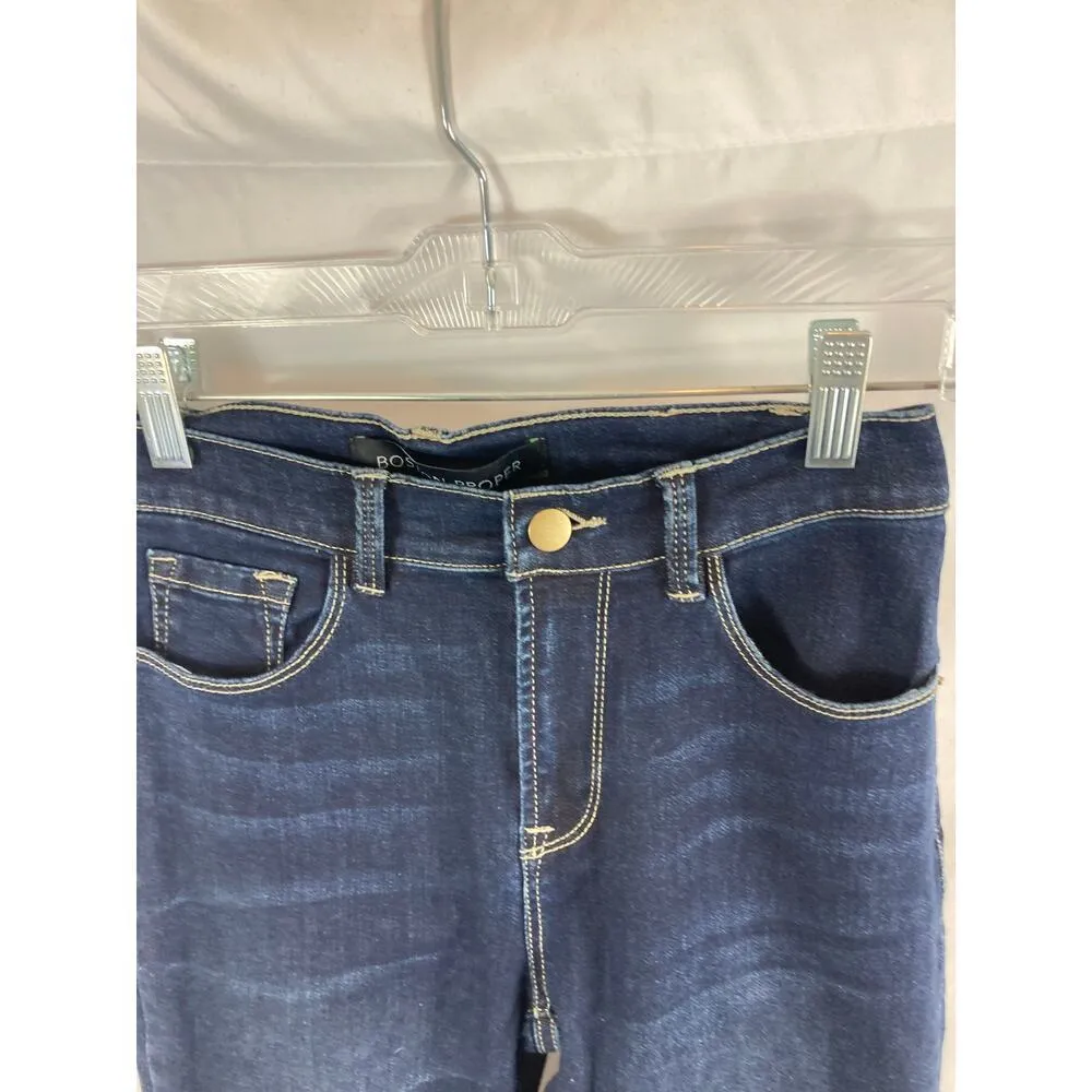 Boston Proper Stirrup Jeans dark wash size 2 - Image 4