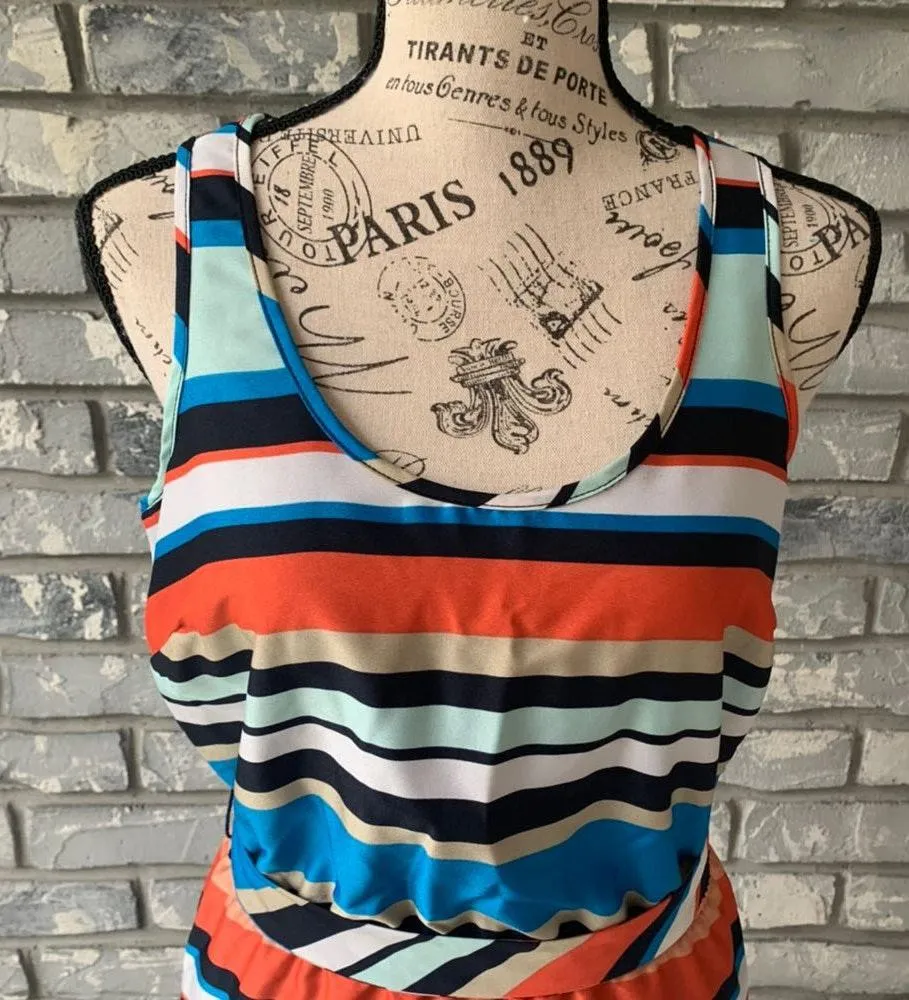 Striped Sleeveless Dress 4P - Image 5