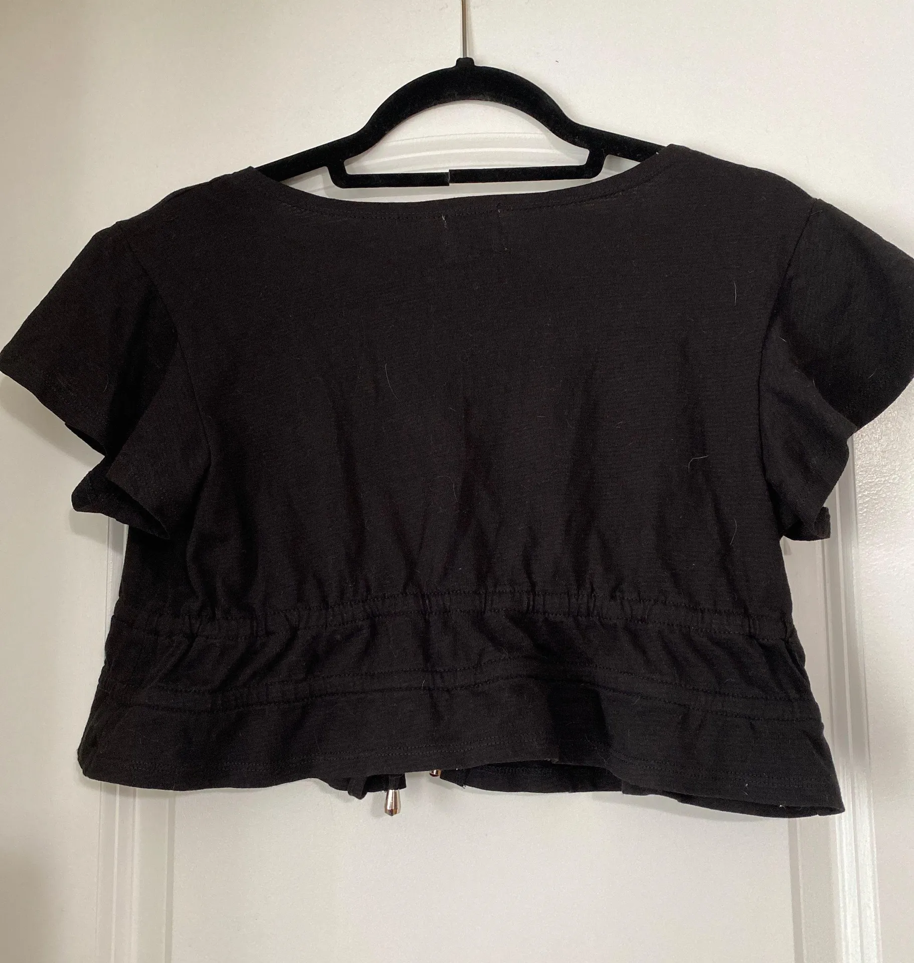 Princess Polly Black Tie Top - Image 2