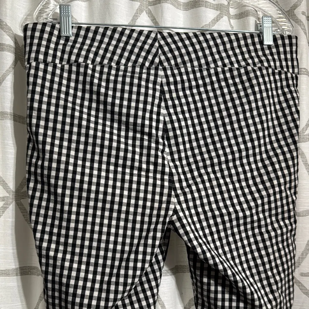 Rafaella Black and White Gingham Pants - Image 5