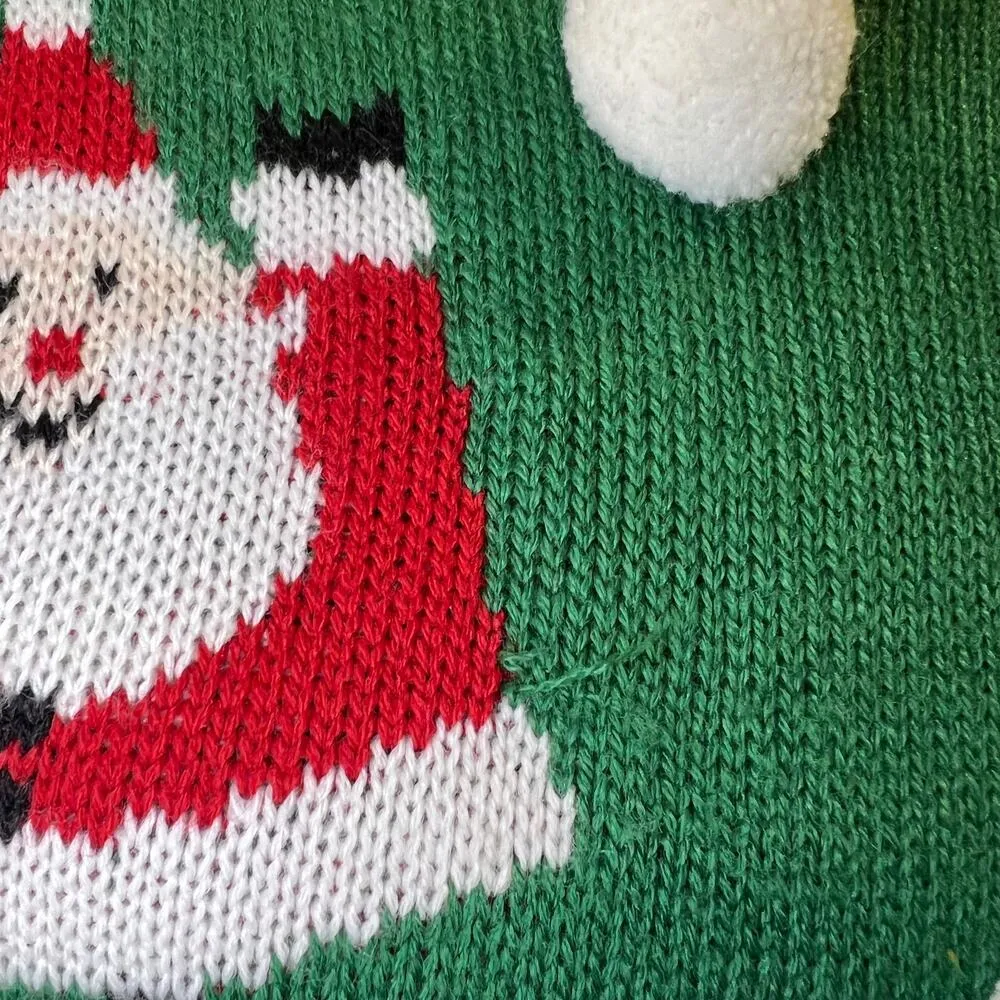 Carolyn Taylor Woman's Santa Christmas Sweater Size M - Image 5