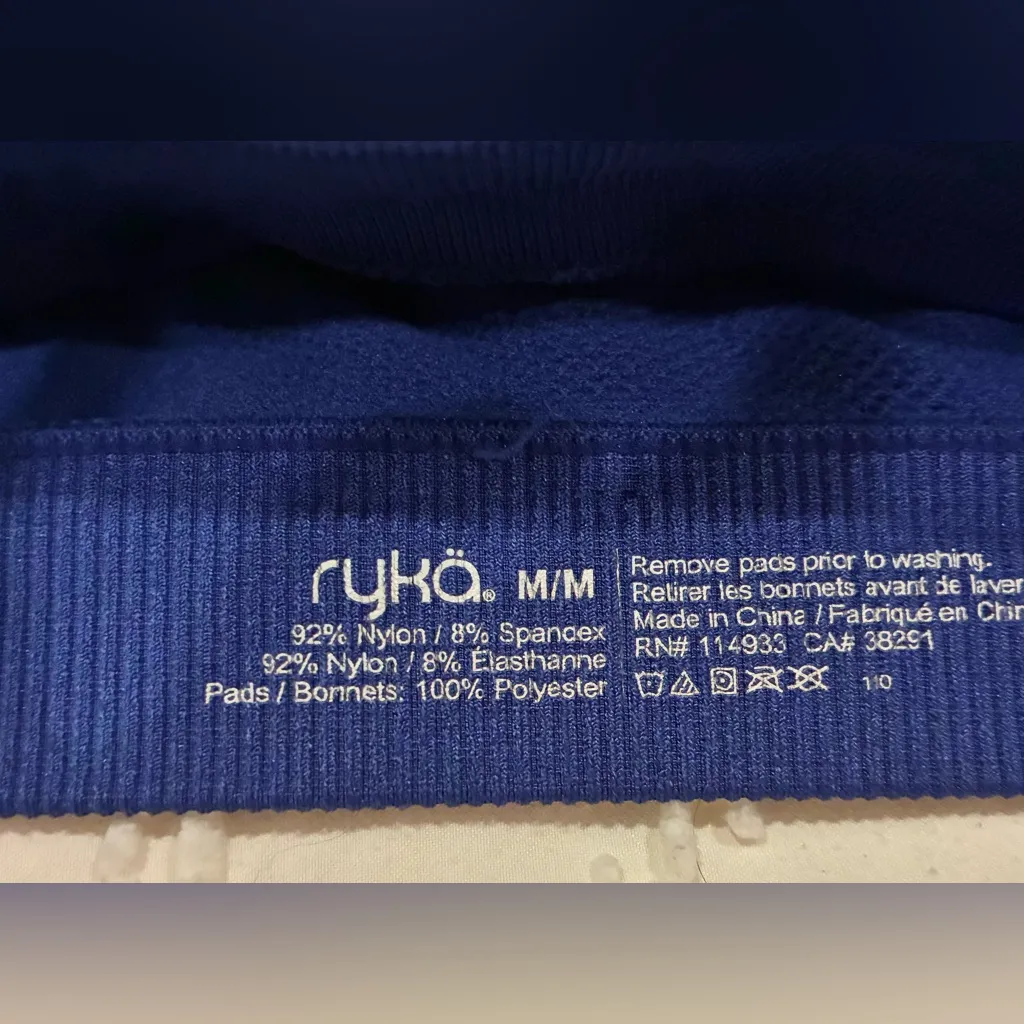 Ryka Women's Blue Sports Bra medium - Image 3