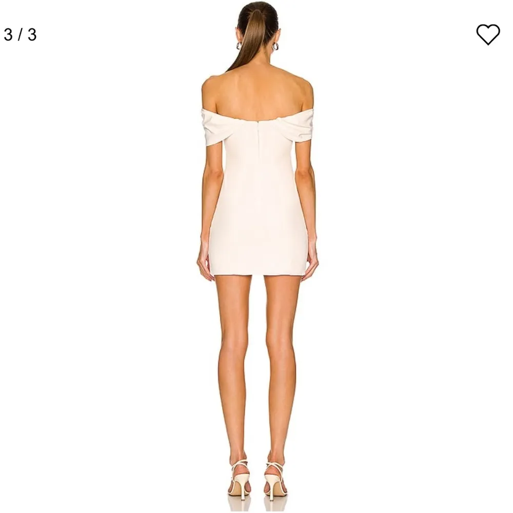 Self Portrait Jersey Off Shoulder Mini Dress - Image 2