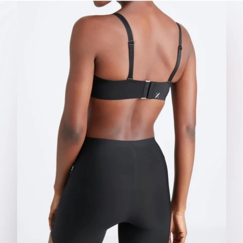 Knix Evolution Bra Seam Free Reversible Bonded Black Tan Size 8 Seamless Minimal - Image 2