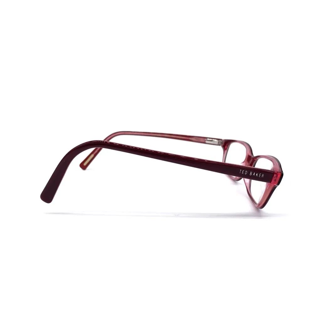 TED BAKER Lawn Party Eyeglasses Berry Pink | 51-15-140 - Image 3