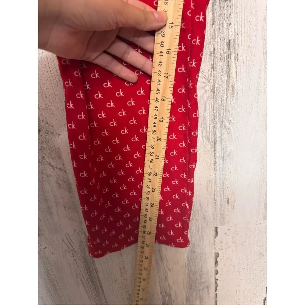 Calvin Klein red pajama pants size small - Image 8