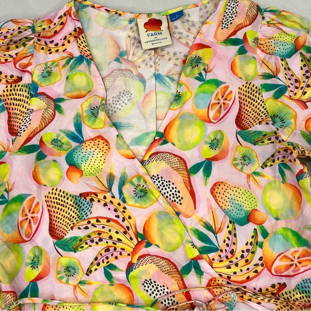 Farm Rio Rainforest Wrap Blouse - Image 5