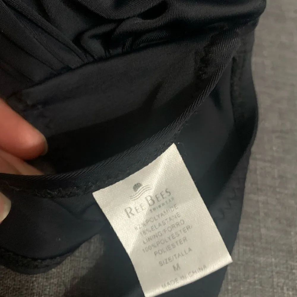 Reebees Swim Top Black Strapless Ladies Sz Medium - Image 4