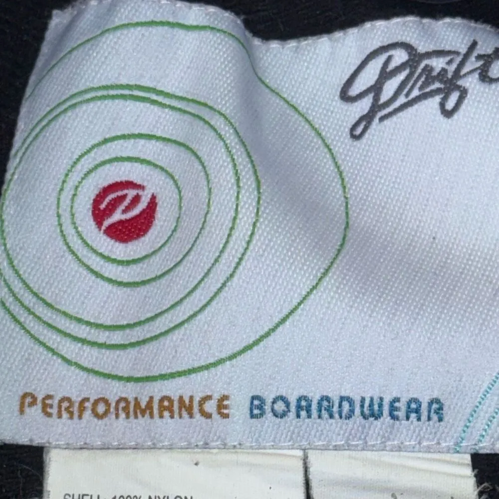 Vintage PERFORMANCE BOARD SKI SNOW BOARD PANTS Size Women's Medium Black - Image 3