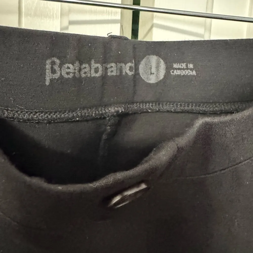 Beta-brand Black Yoga Dress Pants in Straight leg - Image 3