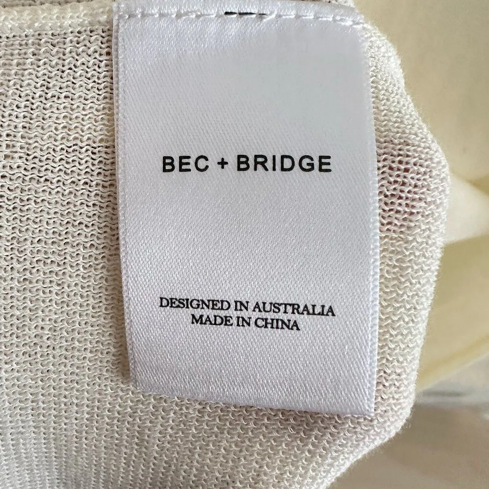 NWT Bec + bridge semi sheer cotton knit maxi skirt - Image 6