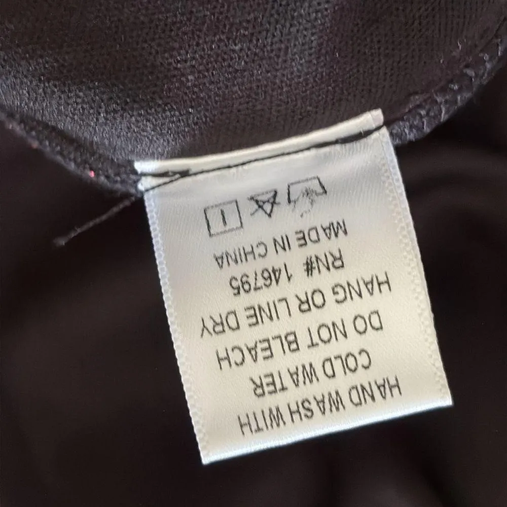 Dee Elly Metallic Stripe Cutout Back Long Bell Sleeve Maxi Dress Multicolor M - Image 15