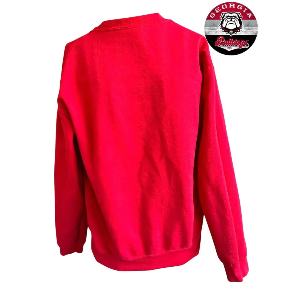 Christmas Georgia Bulldogs Glitter Sweatshirt Unisex Small Red Dawgs Football Size undefined - Image 12