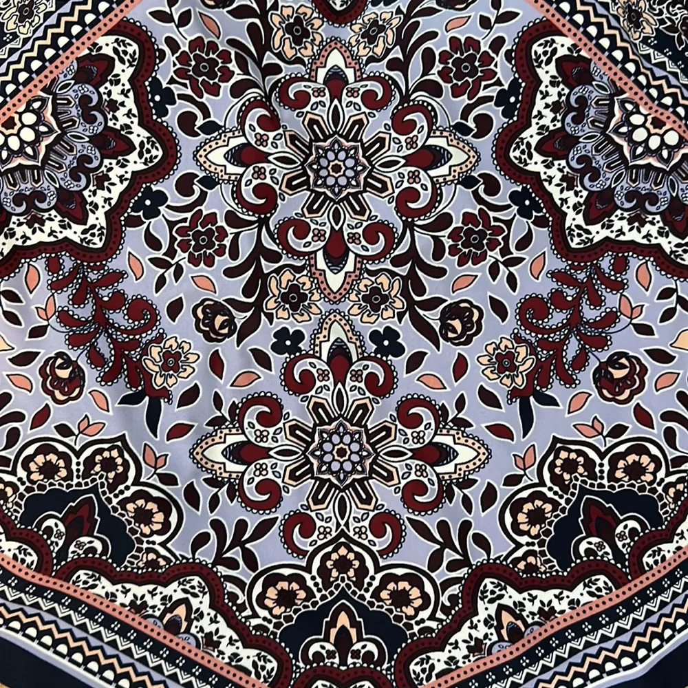 NWT Kona Sol Floral Handkerchief Halter Tankini Top Sz L - Image 4