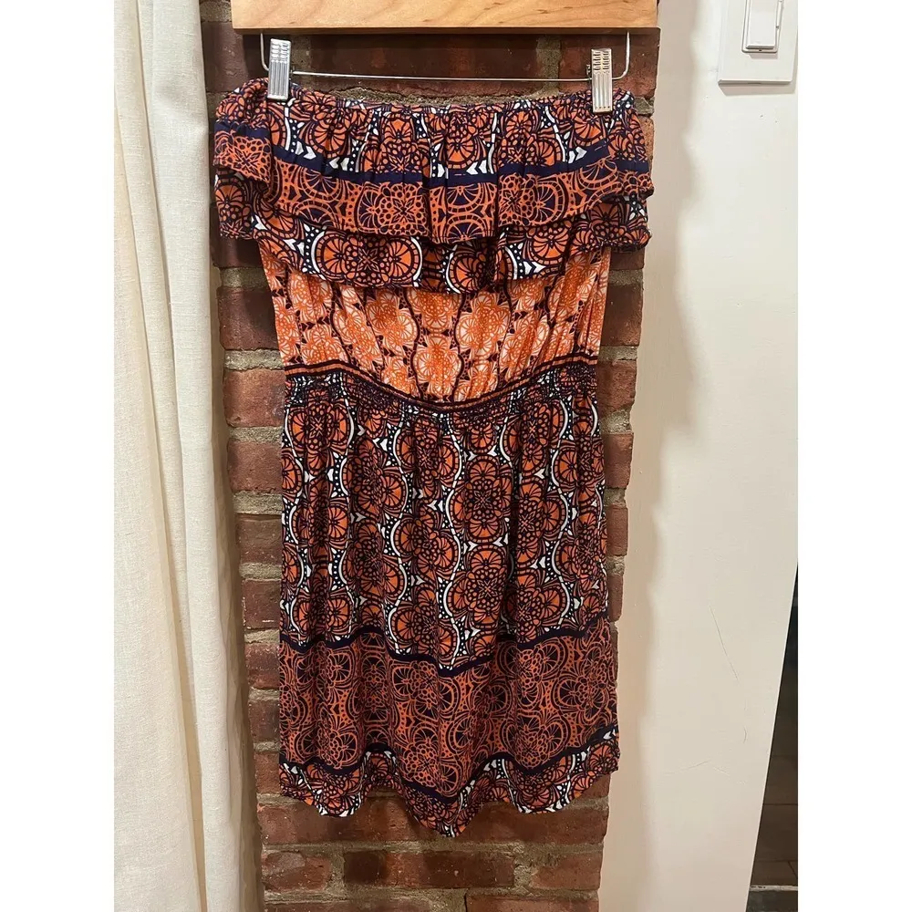 Aqua Strapless Sundress - Image 2