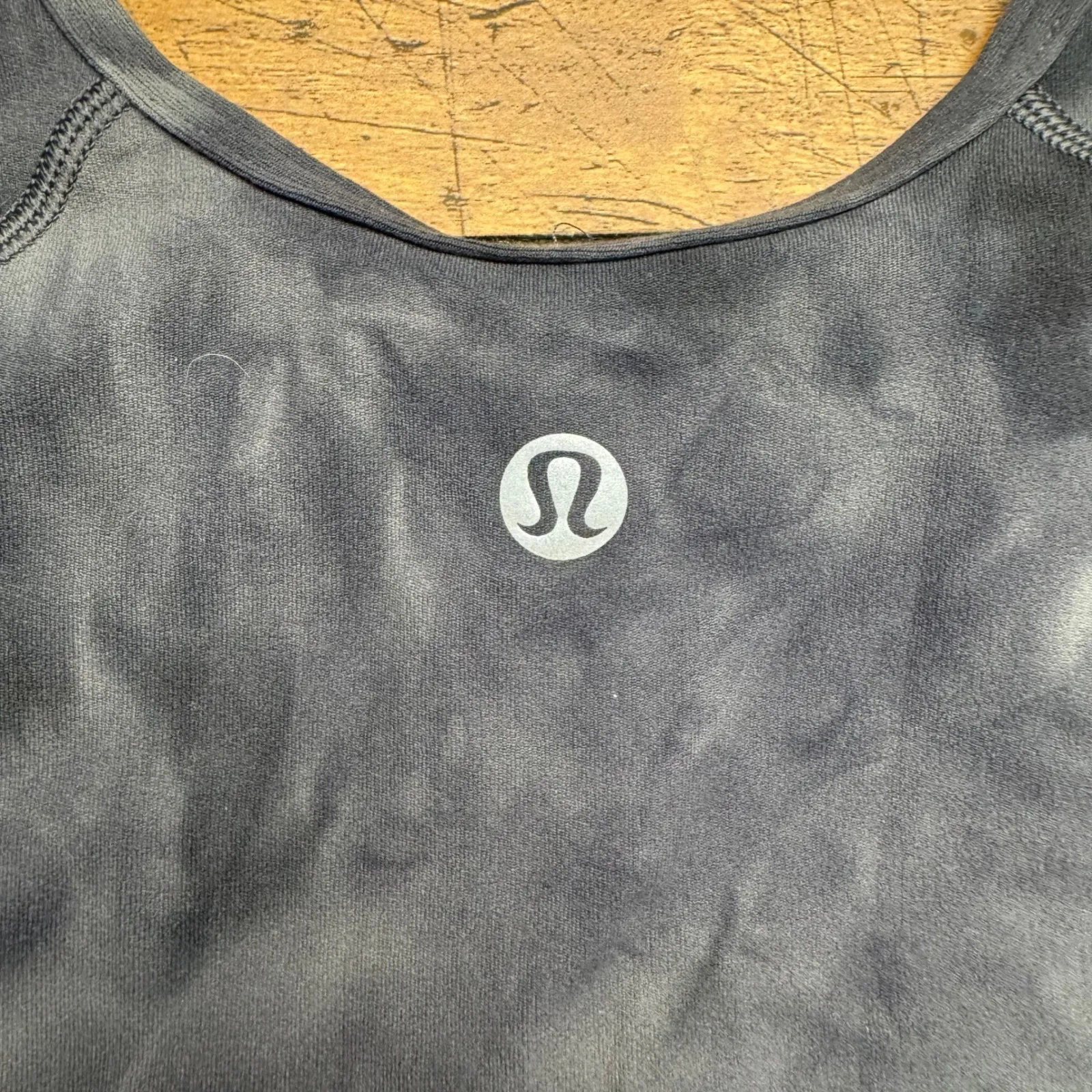 Lululemon Align Short Sleeve Cropped TIE DYE Top Women's Size 4 - Image 2