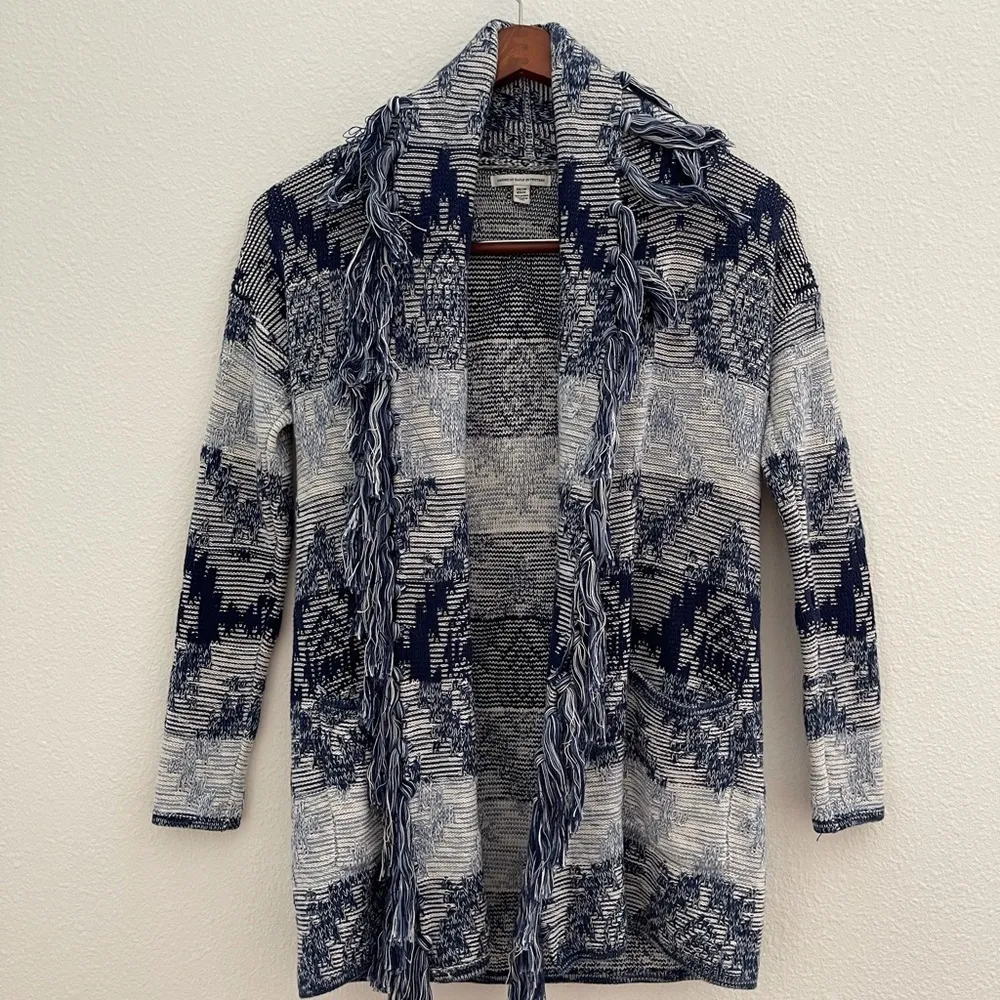 American Eagle Aztec Southern print open knit cardigan size XS - Image 8