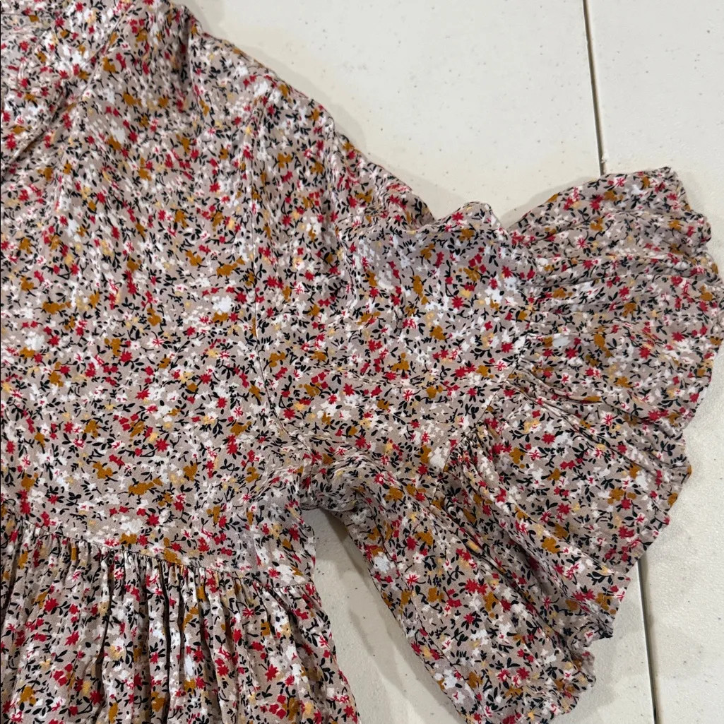 Easel Multicolor Floral Blouse - Image 4