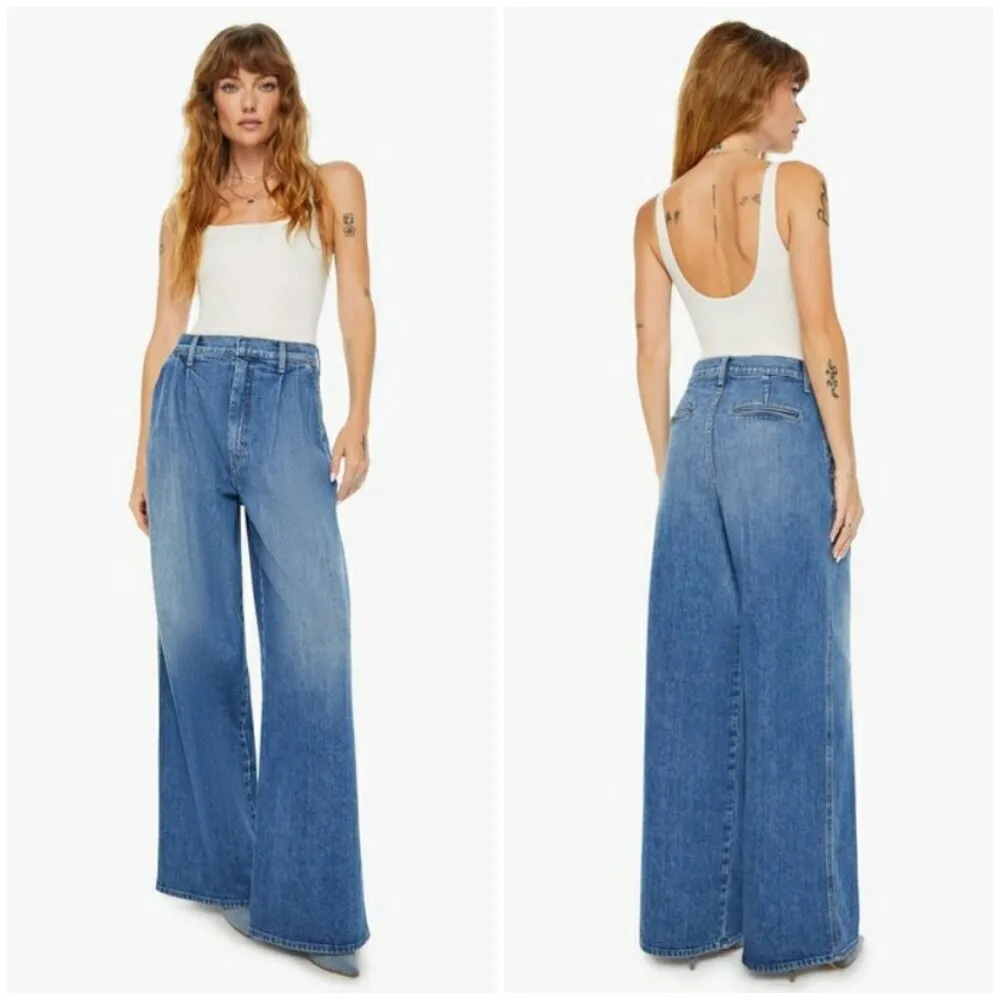 💕CLARE V. x MOTHER💕 Pleated Belle Prep Heel ~ Playing in Paris 32 NWT Blue - Image 3