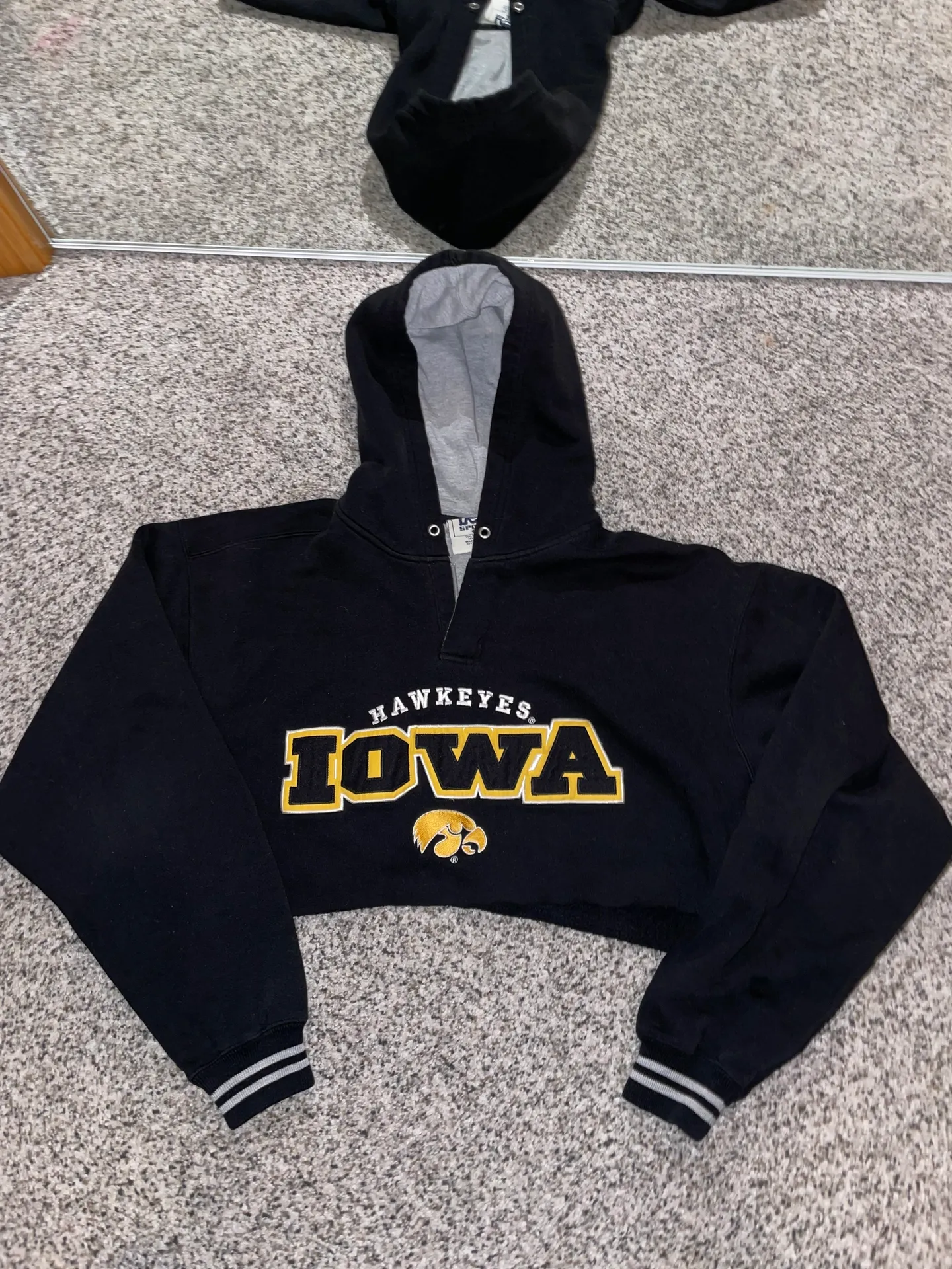 Lee Cropped Iowa Hoodie - Image 2