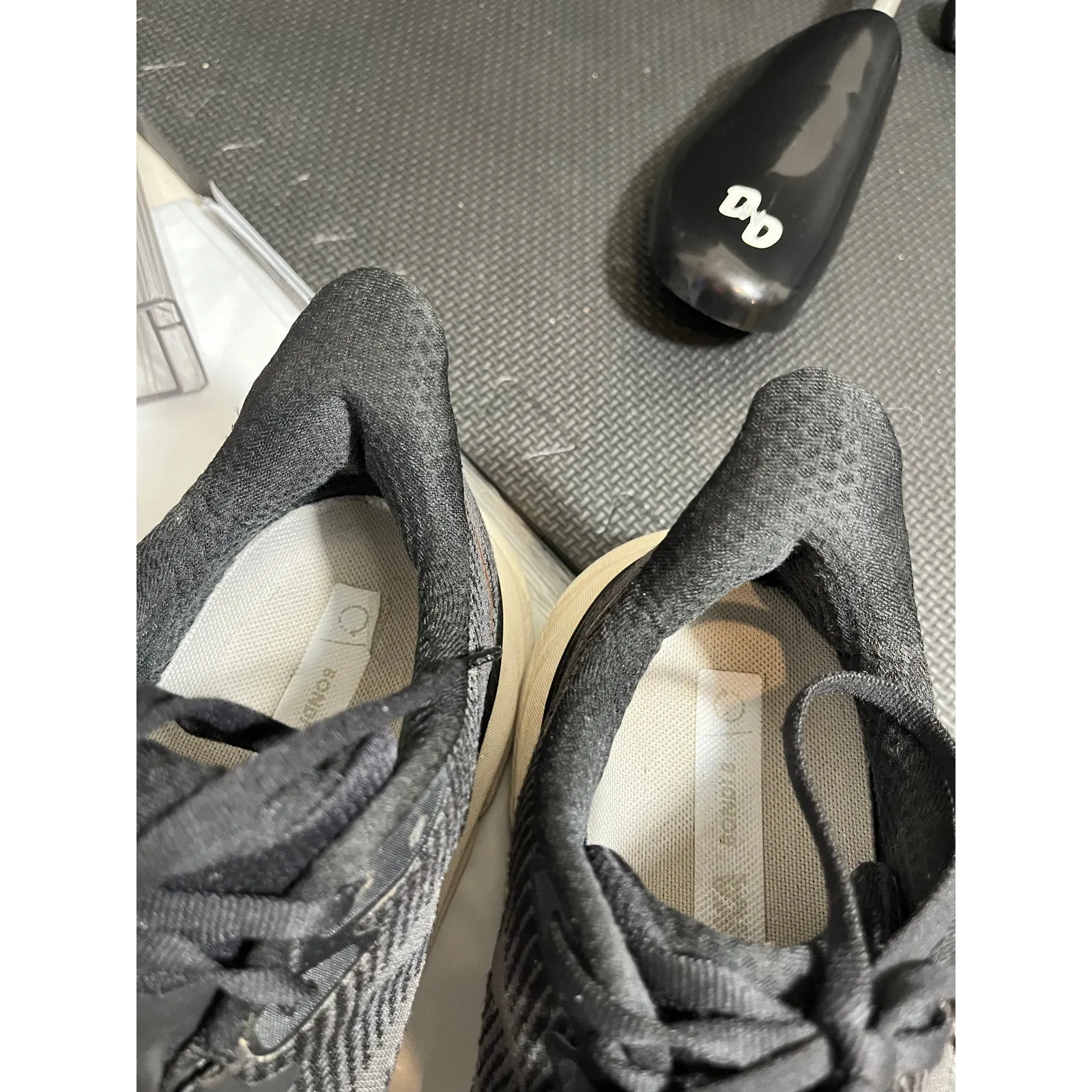 Hoka One Clifton 9 1127896 Black Copper Women's Running‎ Shoes Sneakers Size 9.5 - Image 7