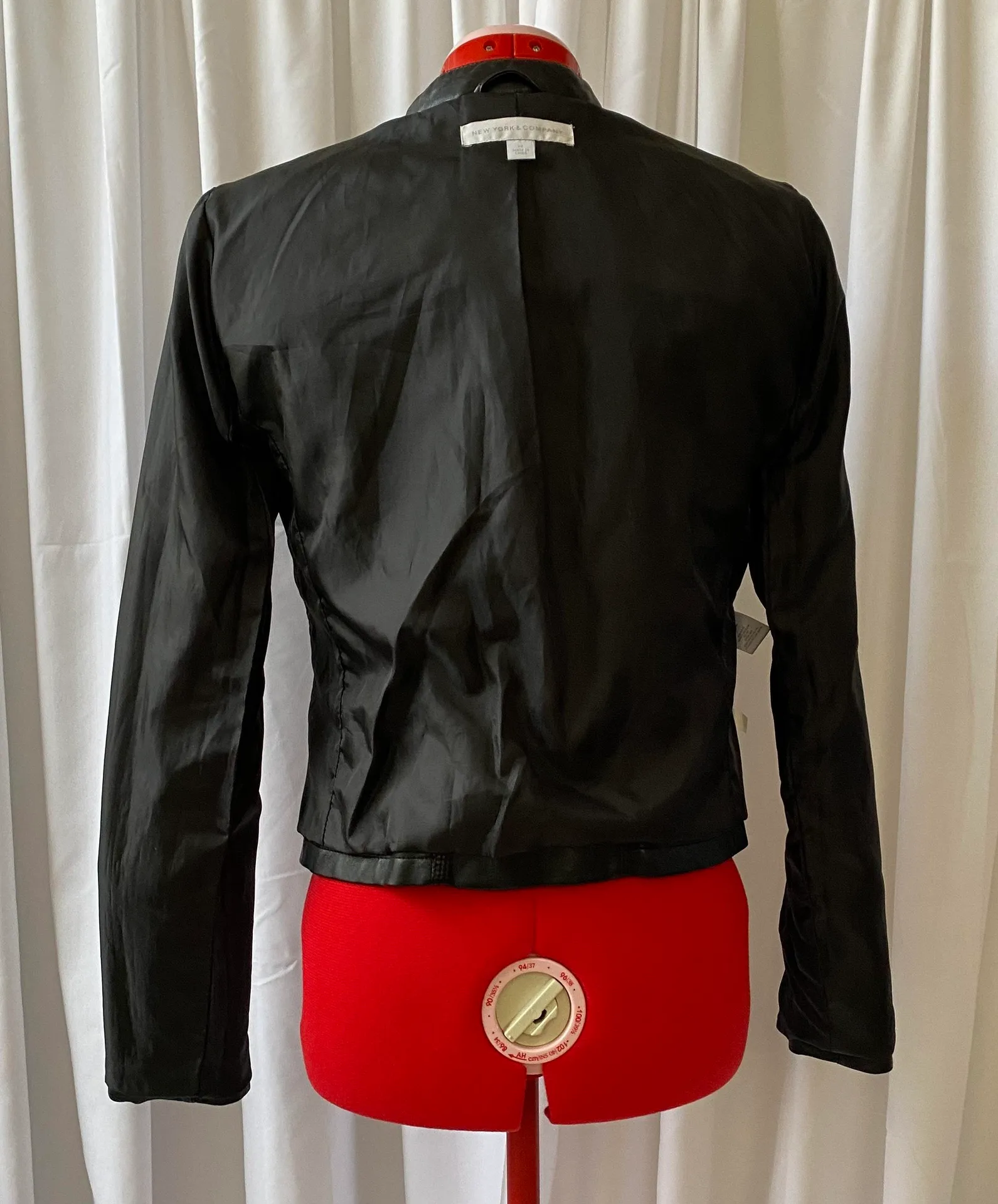 New York & Company Vegan Leather Jacket  - Image 6