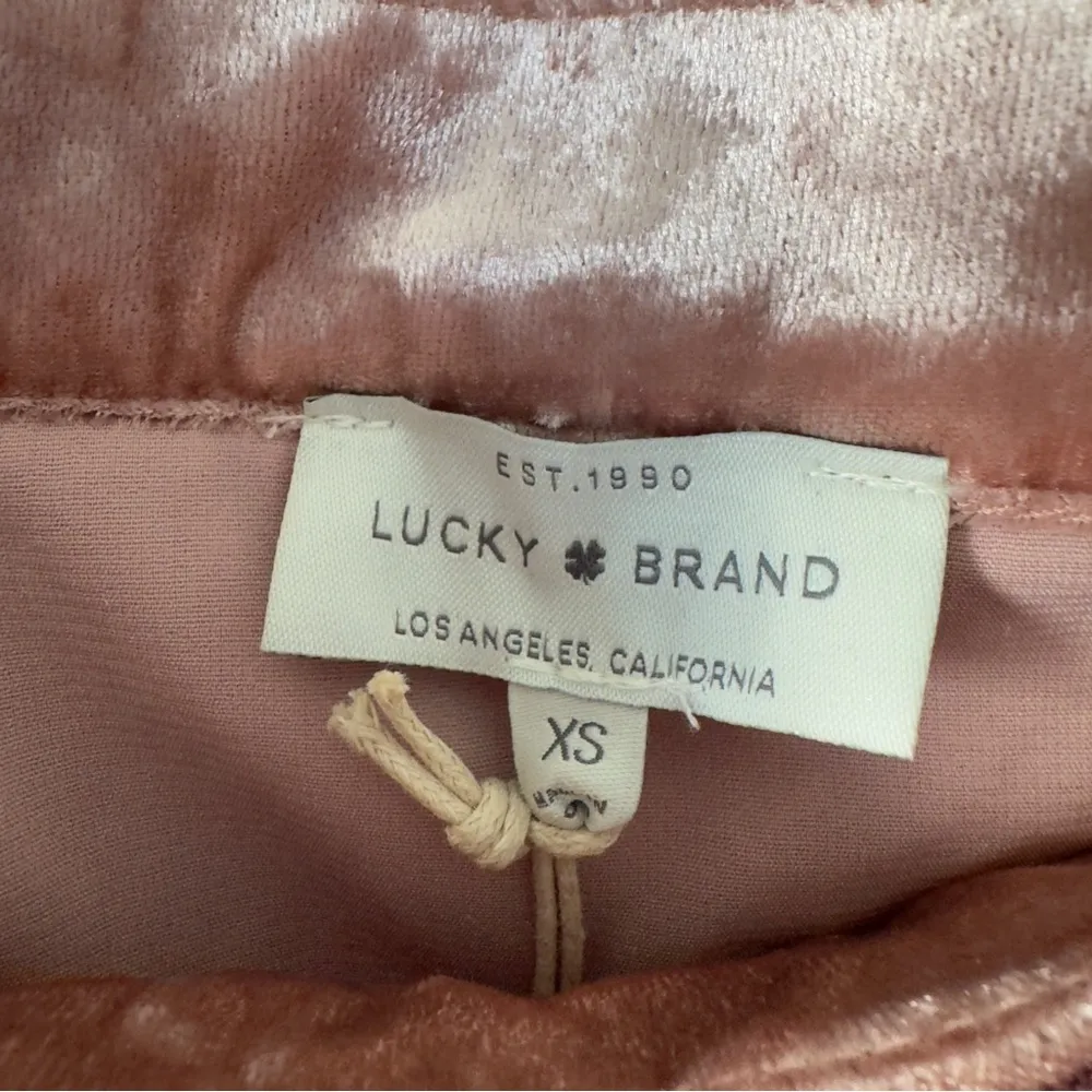 Lucky Brand Velvet Flutter Sleeve Cold Shoulder Knee Length Dress embroidered XS - Image 9