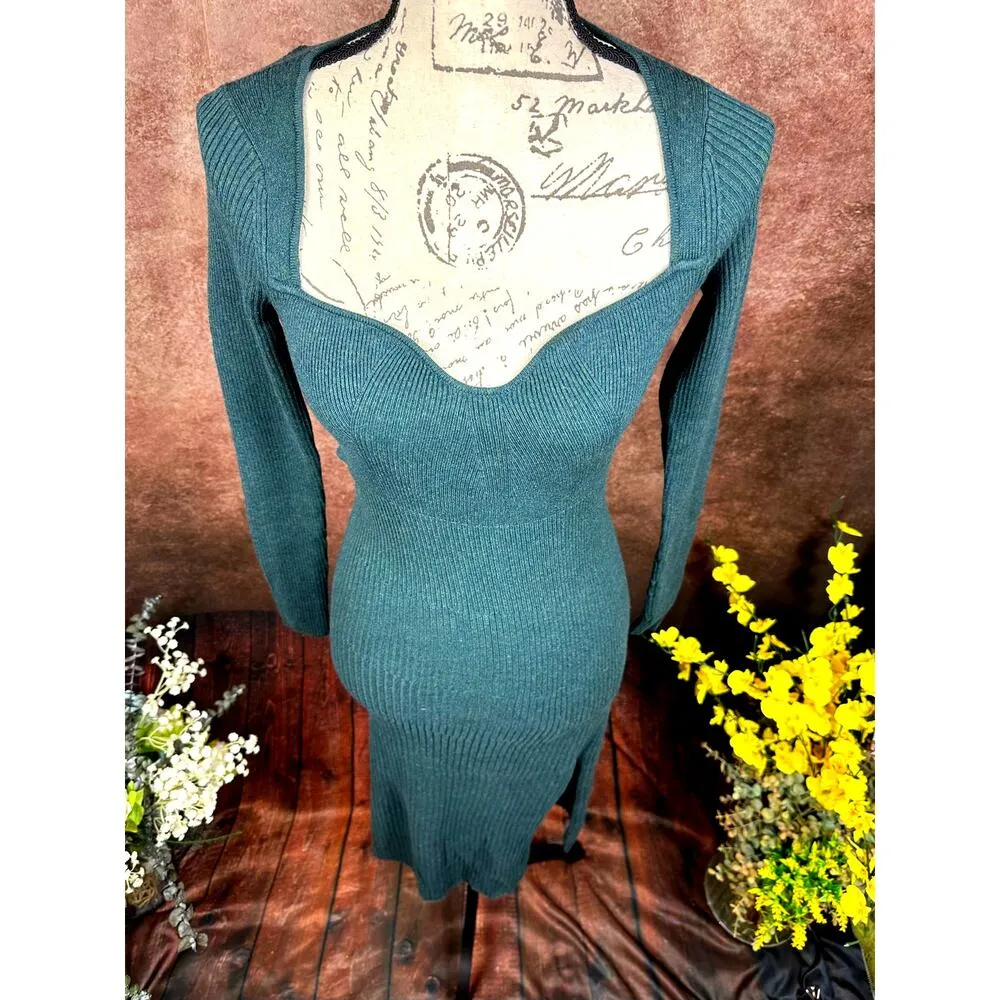 Skin Worldwide Mariana Cut Out Dress Moss Green Size S - Image 10