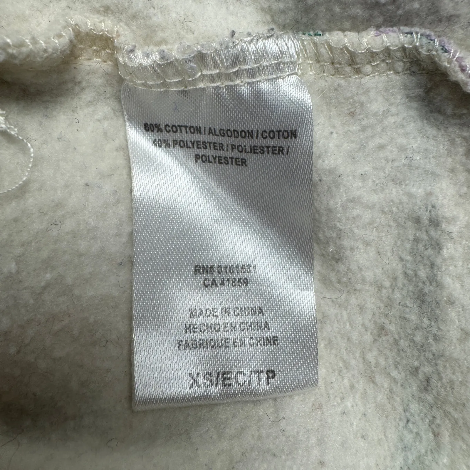 Public Library Cropped Hoodie XS The Hamptons Long‎ Island Striped Purple White - Image 6