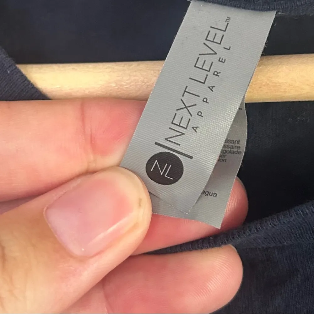 Next Level Apparel Navy T-Shirt Kamala Harris I’m Speaking Feminist Large Casual - Image 2