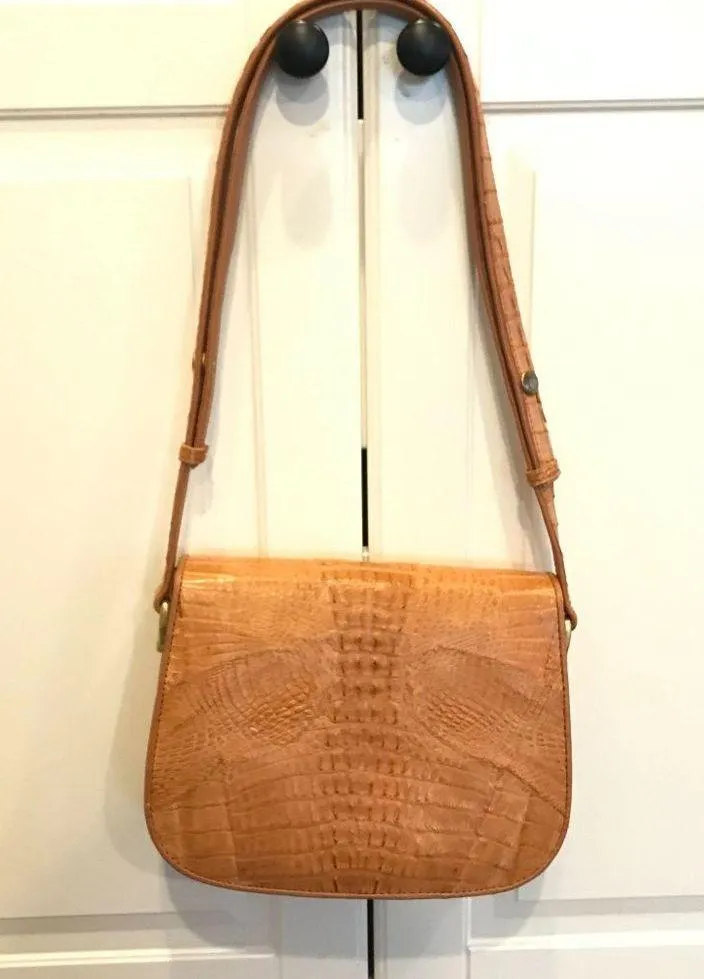 MARINA MR Crocodile shoulder bag Croco Leather bag - Image 8