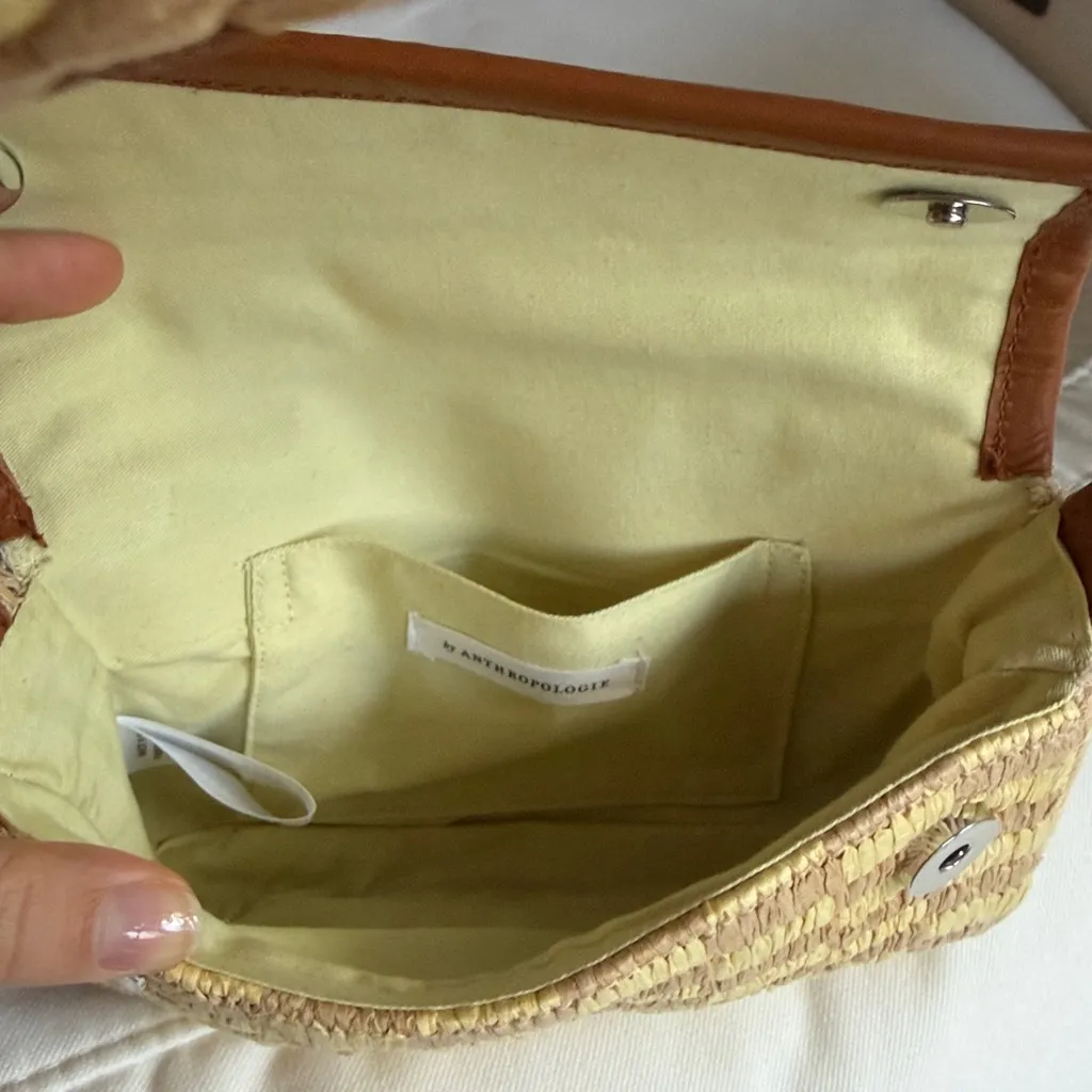 Anthropologie Straw Mini Bag - Image 6