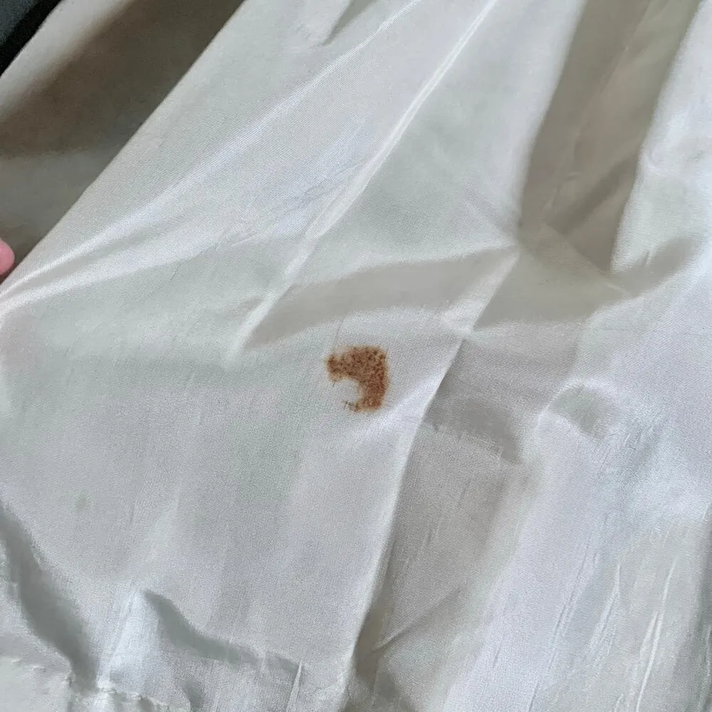 Vintage 1950s White Ruffle Jumper Dress with Apron Trim Handmade XS - Image 10