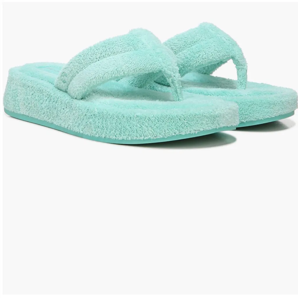 Circus by Sam Edelman Turquoise Plush Sandals - Image 3