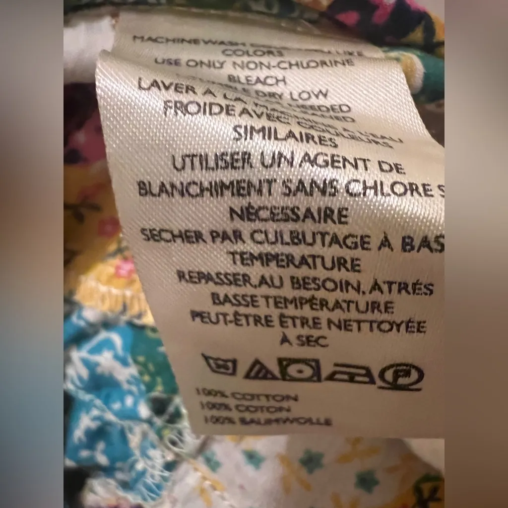 Anthropologie x Pilcro $98 Utility Patchwork Shorts Coquette Peasant High Rise Yellow Size 29 - Image 5