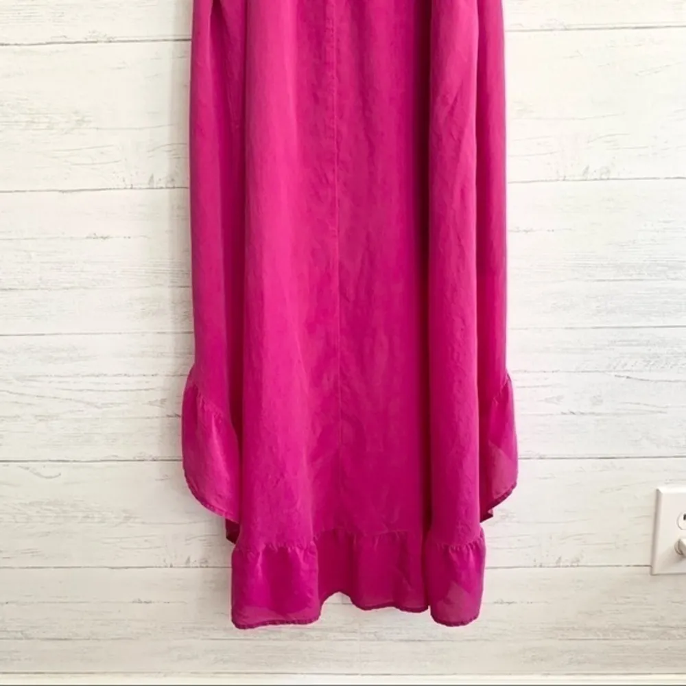 Anthropologie Sunday in Brooklyn Pink Hi Low Dress - Image 7