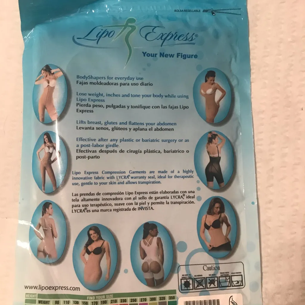 lipo express body shaper Tan - Image 5