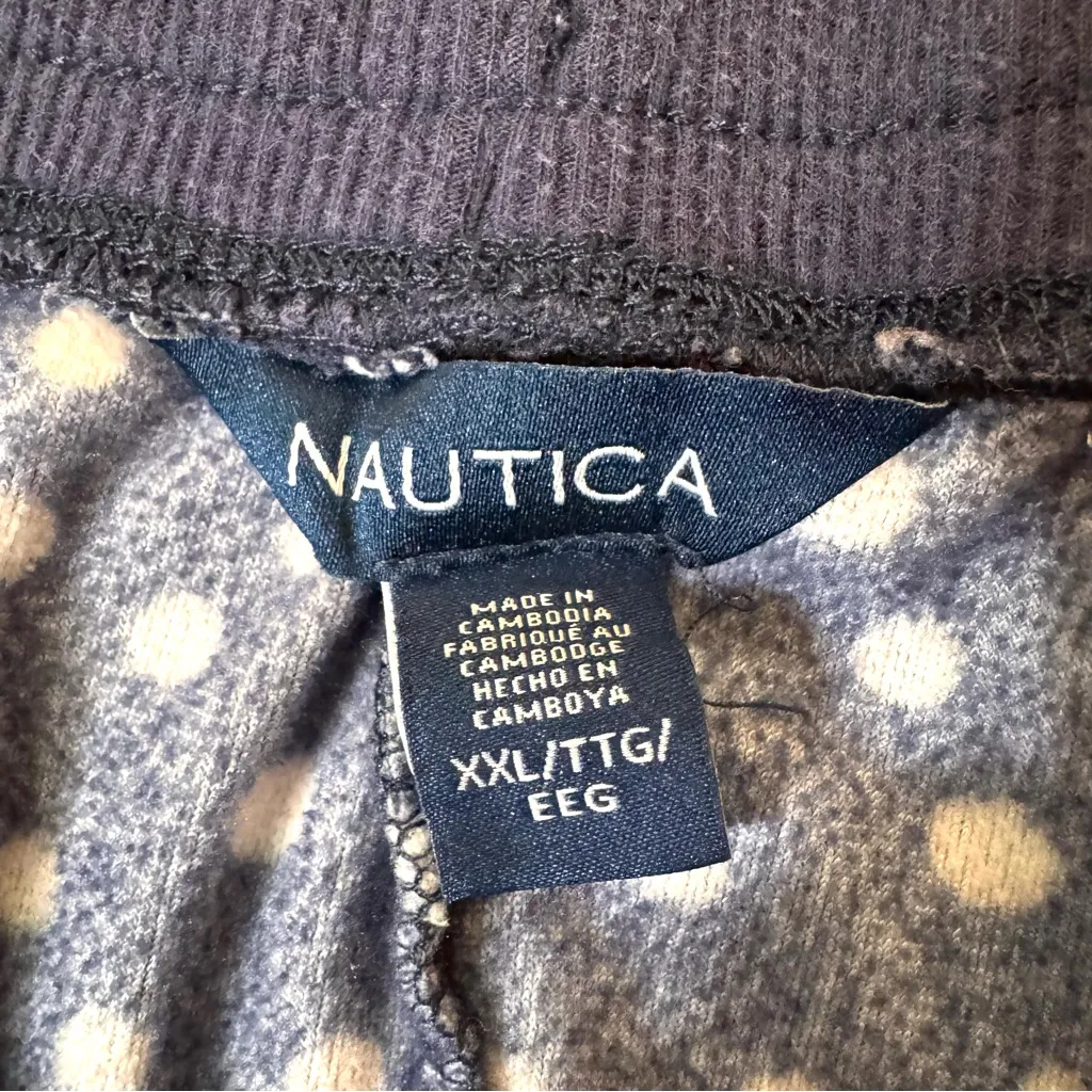 NAUTICA cozy fleece 2 piece pajama set, pulse size XXL - Image 12