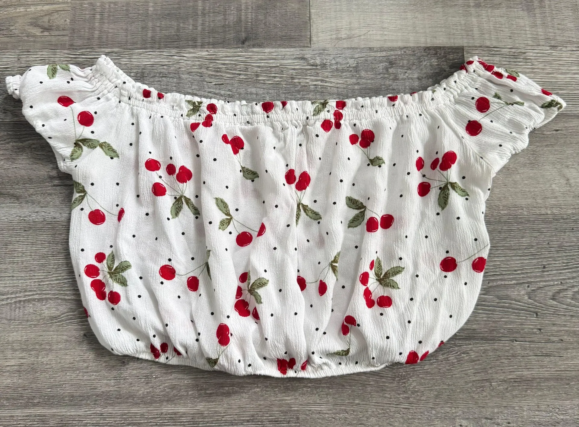 Mind Code Off Shoulder Crop Top - Image 2