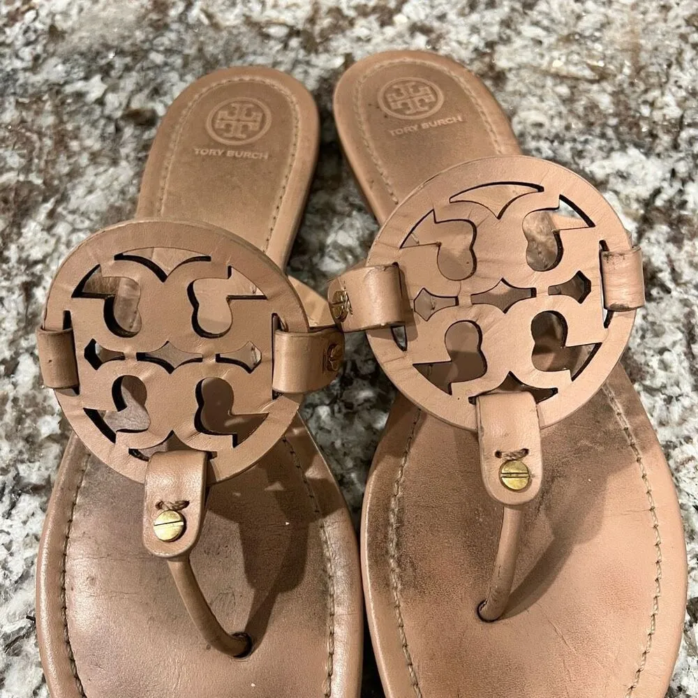 Tory Burch Miller Makeup Sandals Size 10 - Image 4