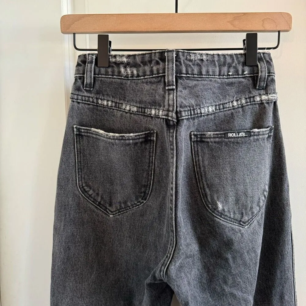 Rolla’s Dusters Jeans Shadow Worn Black Size 23 - Image 8