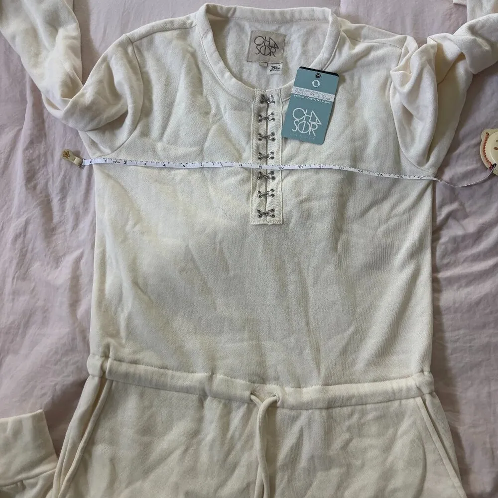 Chaser NWT  hook and Eye Henley Jumpsuit Small - Image 4