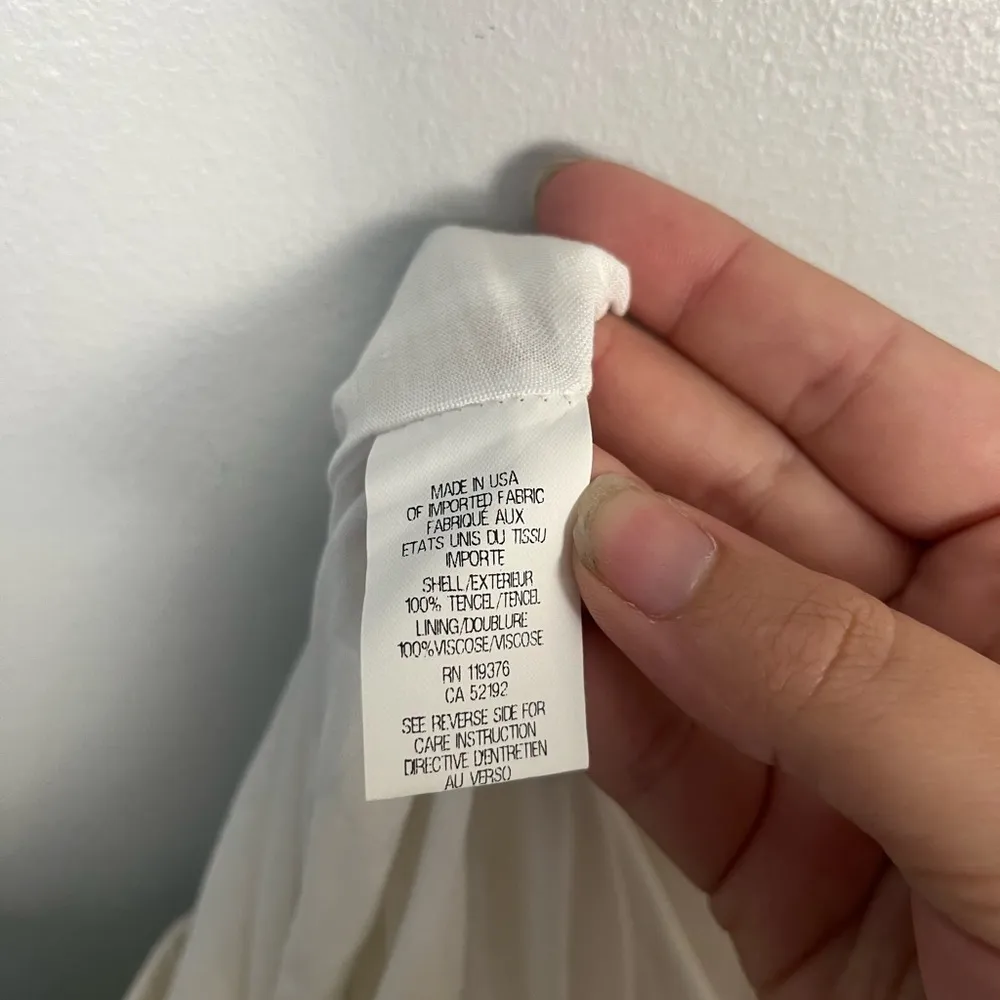 Helmut Lang  off white midi drape skirt size p/XS - Image 8