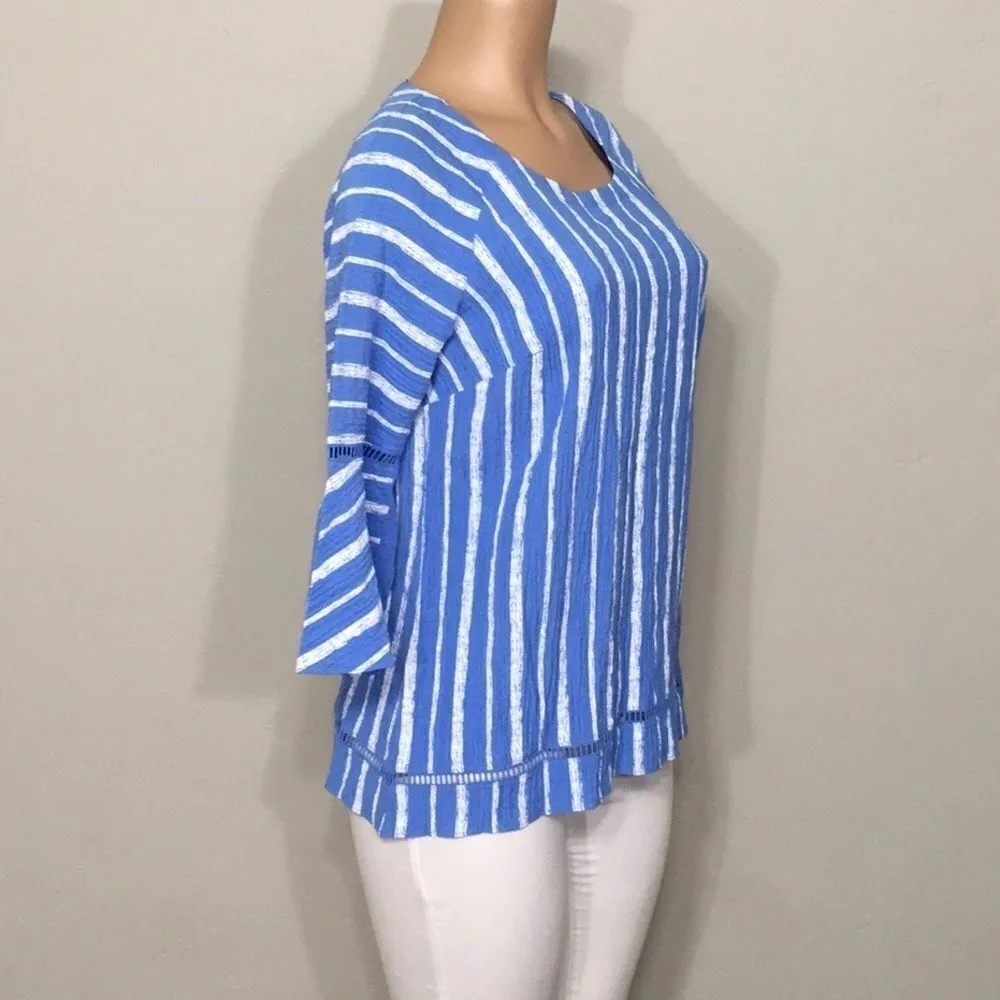 JM Collection stripe top. NWOT - Image 3