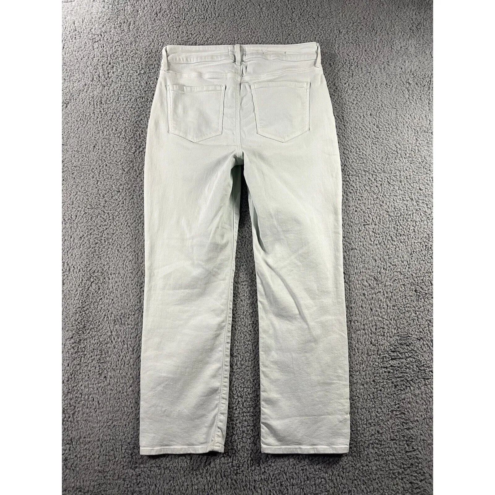 Nydj Jeans Women 6 Marilyn Straight Mid Rise Lift Tuck Classic Modern Mint Green - Image 2