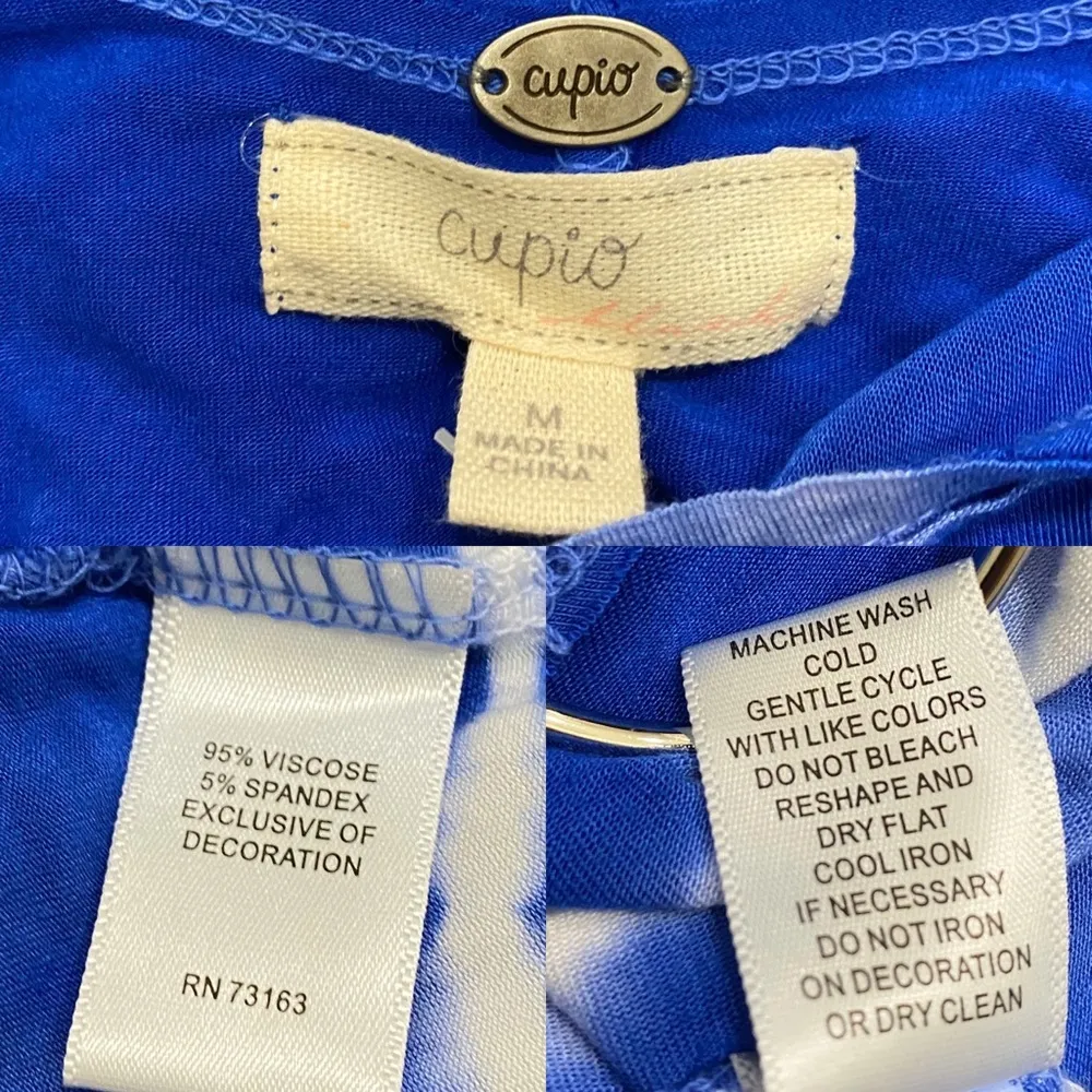 Cupio Tie Dye Tunic Top M - Image 7