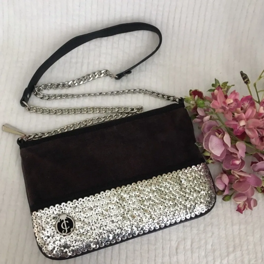Juicy Couture Velour Sequin Crossbody Bag - Image 2